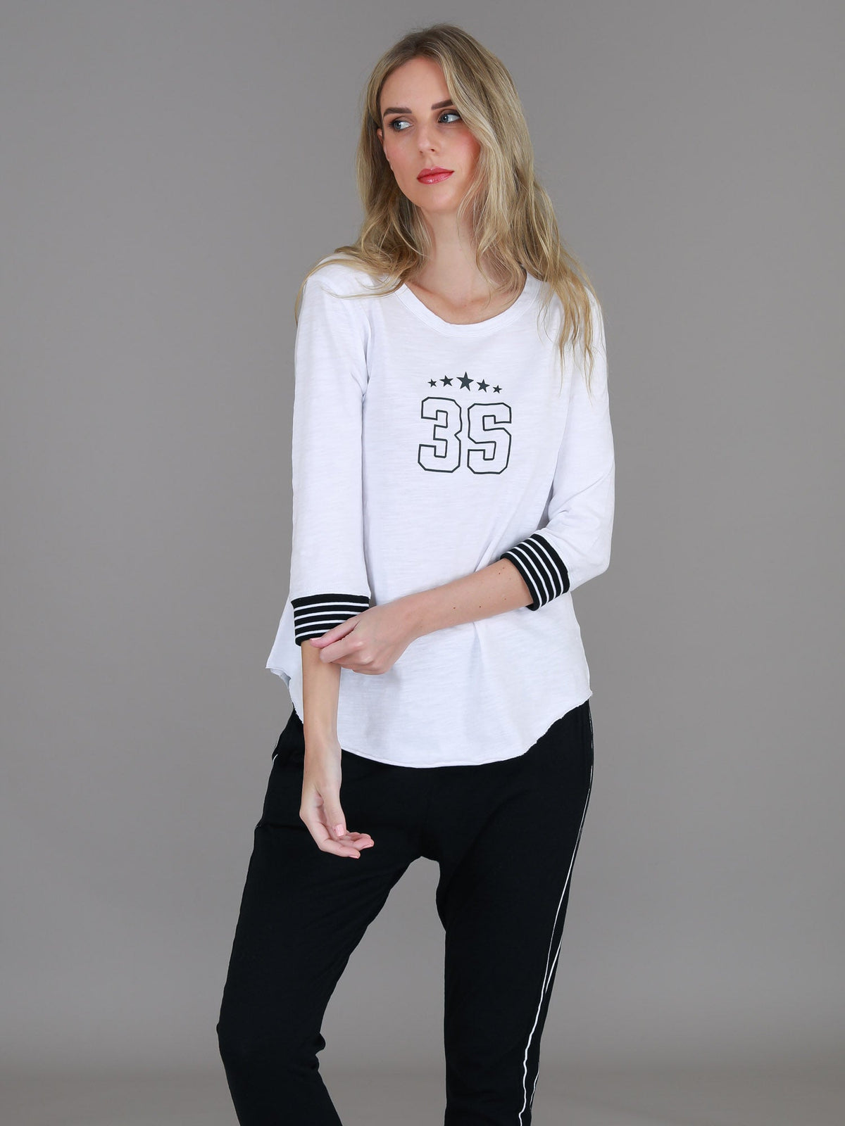 Teagan 3/4 Sleeve T Shirt (Sale)