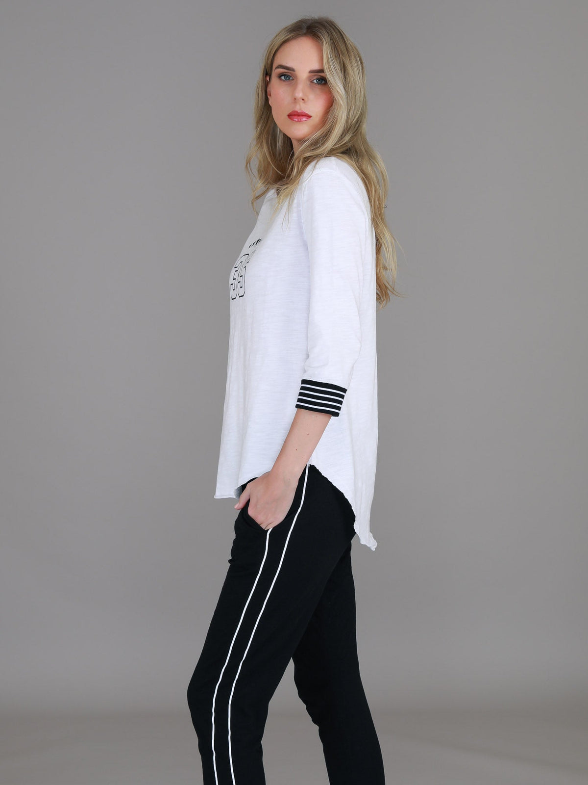 Teagan 3/4 Sleeve T Shirt (Sale)